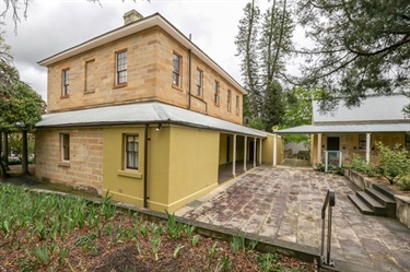 Step out the back of Glenalvon house into a courtyard leading to more to be explored