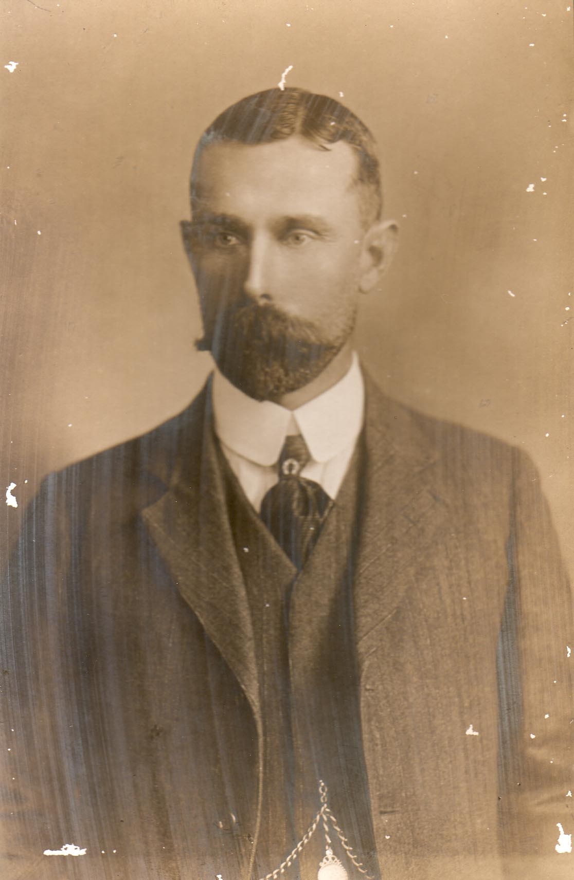A portrait of Fred Moore from the 1900s