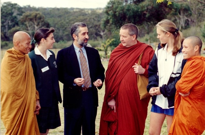 Students and Buddist Leaders