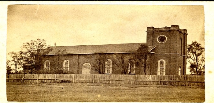 St Peters Church in the 1820s