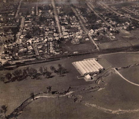 Aerial view of Crompton Parkinson in 1957. Duguid Collection