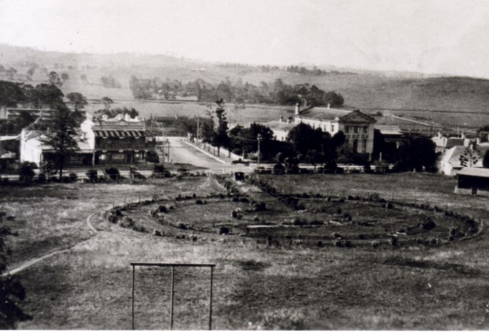 An early photograph of Mawson Park