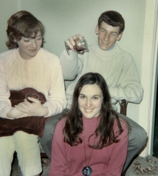 Young people at a party in the 1960s