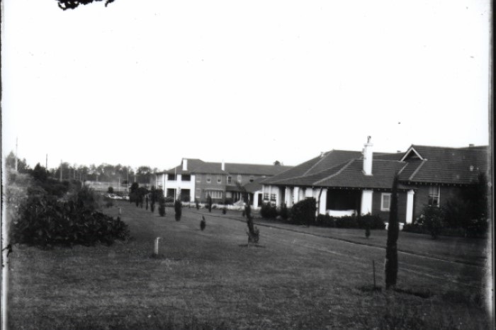 Old photograph of Hurlstone School buildings