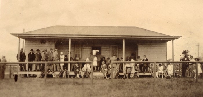 Campbelltown Golf Club building at the opening event 