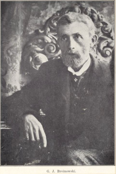 Black and white portrait of Gracius Broinowski