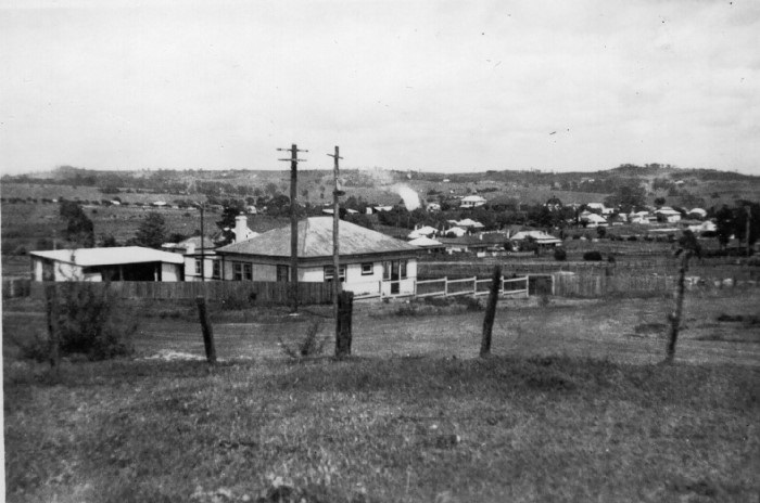 A 1940s view of Campbelltown with very little houses