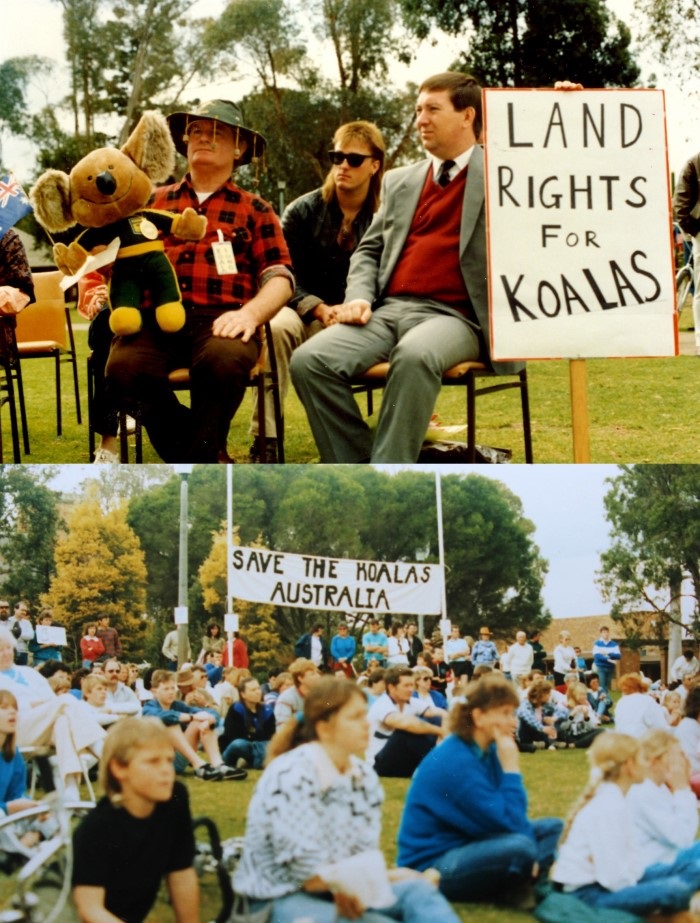 Save the Koalas protest 