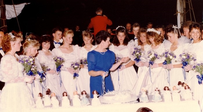 Debutante ball in the 1980s 