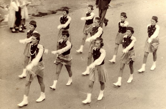 Marching girls