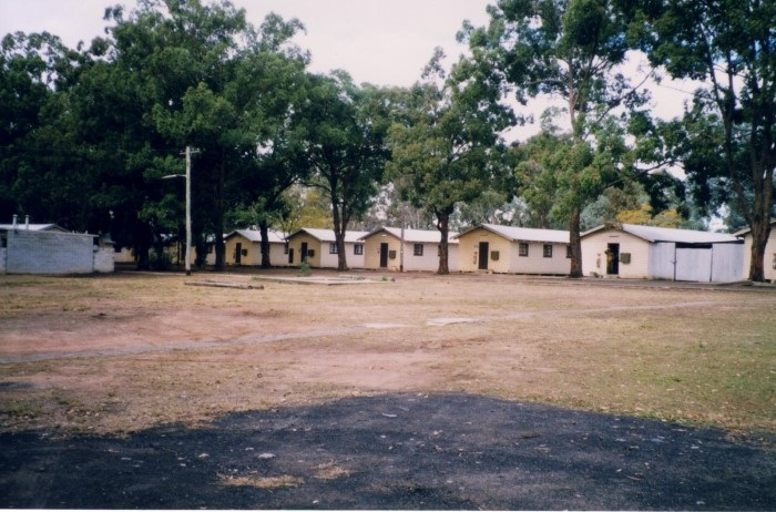 A view of the Ingleburn Army Barracks residential buildings