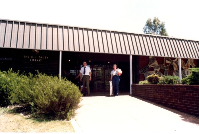 The old HJ Daley Library