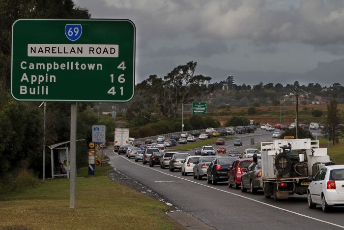 Traffic Jam on Narellan Road