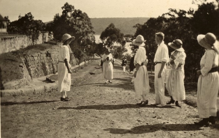 Young people gathering near Cataract Dam