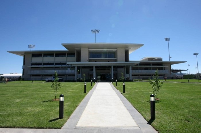 Front view of Tabcorp park 