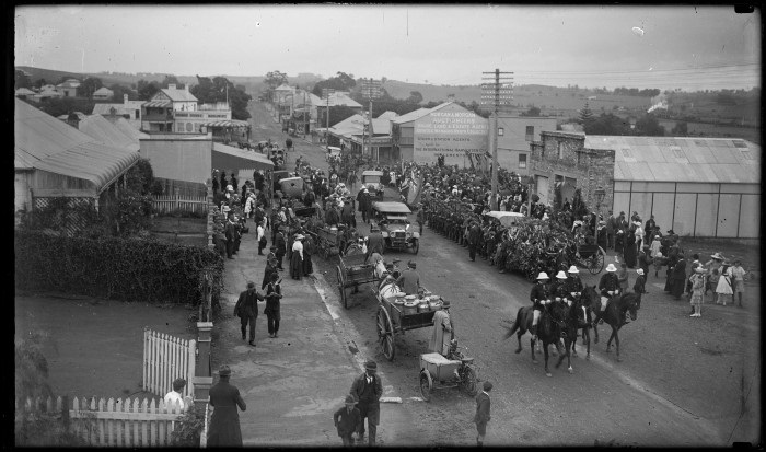 Centenary Parade down Queen Street