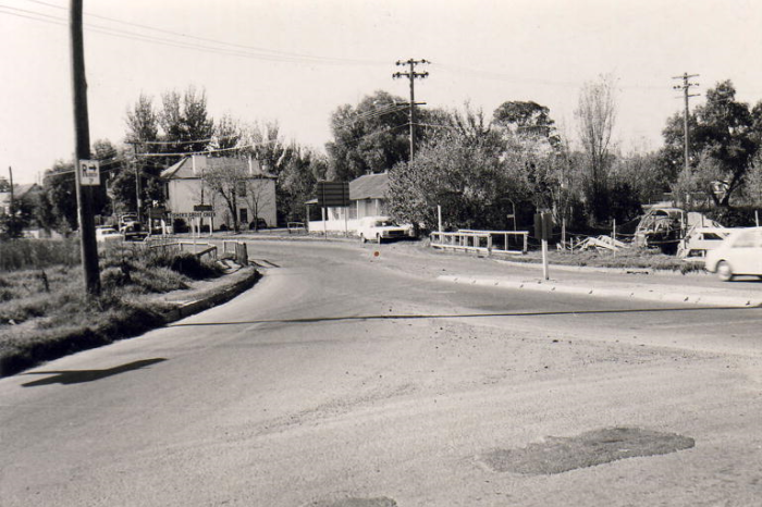 A street view across to the private hospital