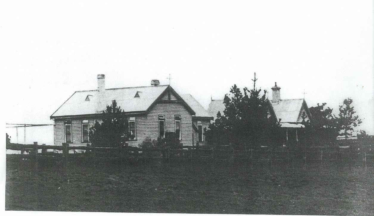 Old photograph of a property purchased by the Sisters of the Good Samaritan