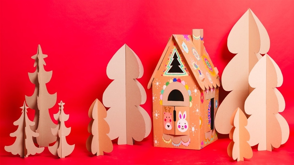 Decorate a Cardboard Gingerbread House - Eagle Vale Library