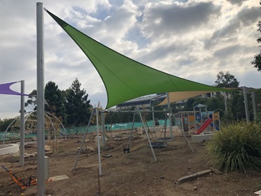 New shade sails