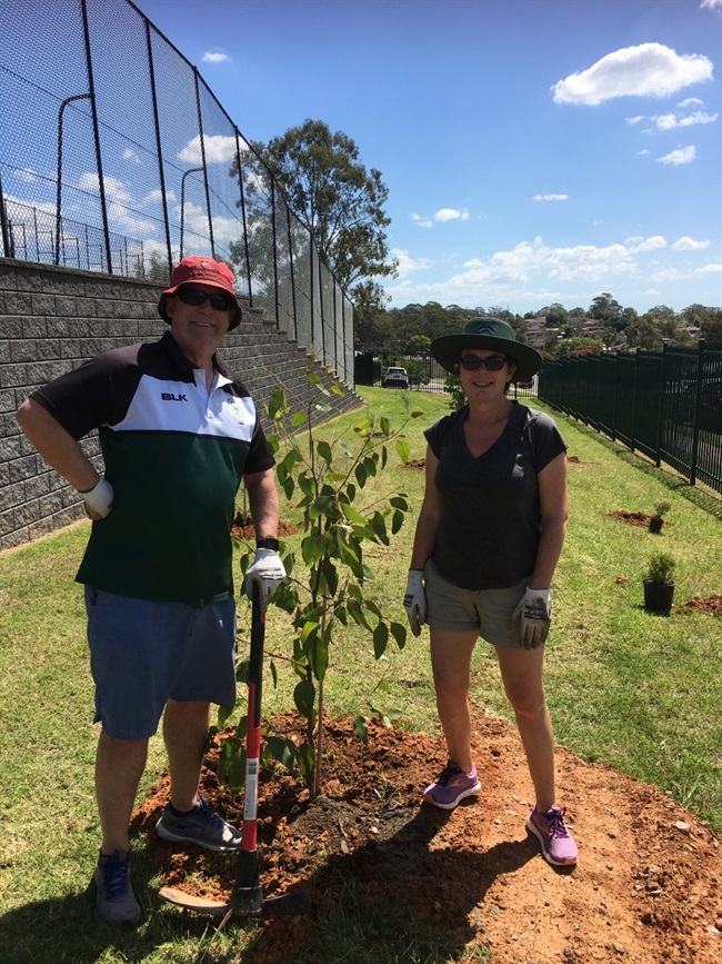 Teachers Planting John Therry