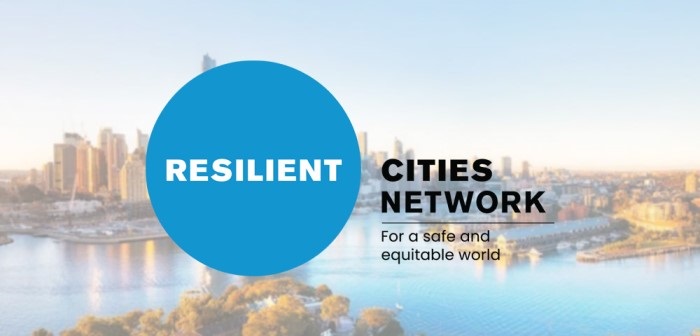 Photo of Sydney harbour in the background with text 
