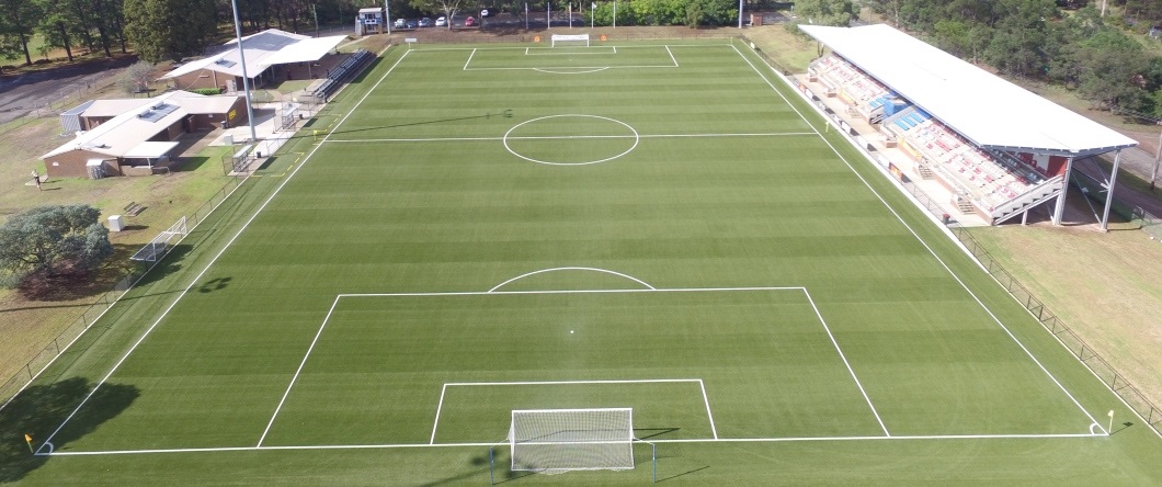 An aerial view of Lynwood Park