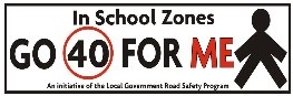 School zones - go 40 for me