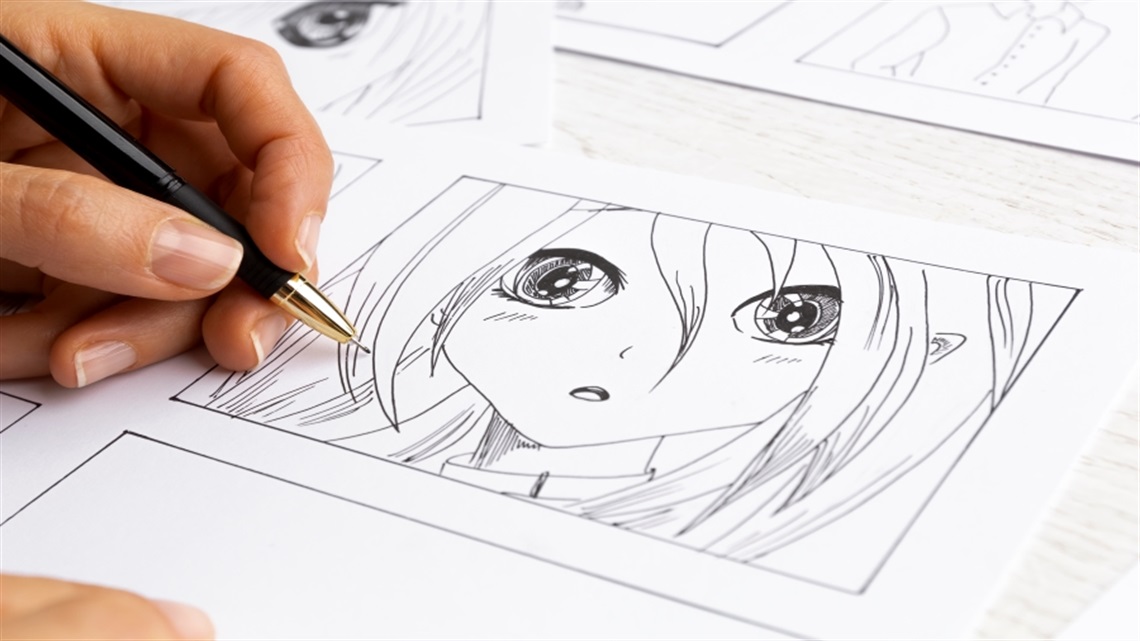 Comic drawing