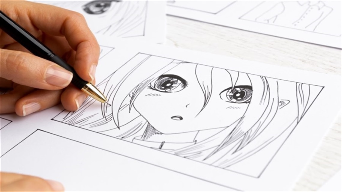 Manga drawing