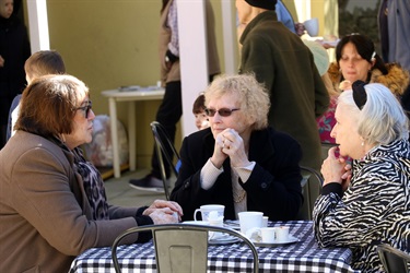 The perfect opportunity for a Sunday morning catch up