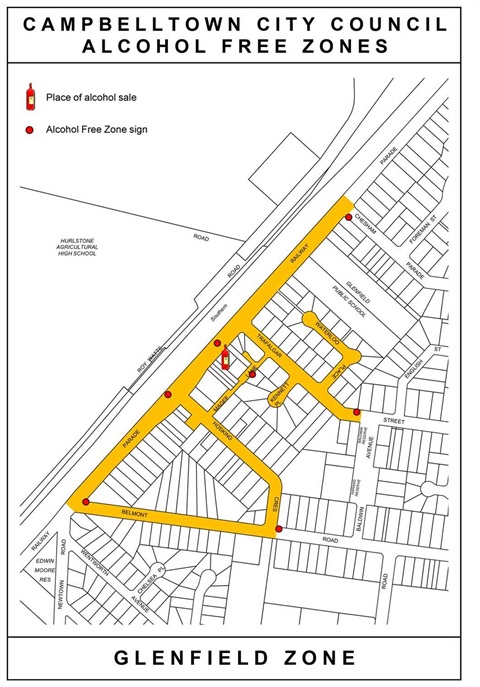 Alcohol Free Zone Glenfield