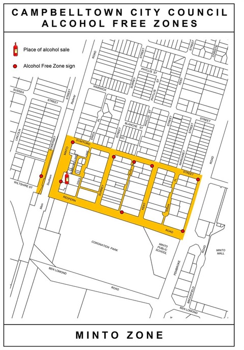 Alcohol Free Zone Minto