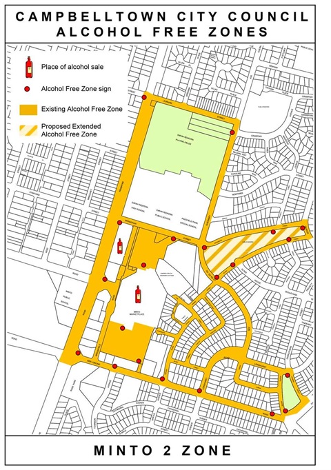 Alcohol Free Zone Minto 2