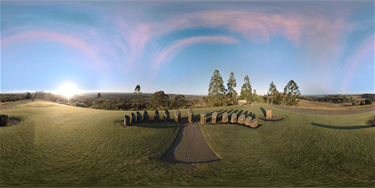 Sundial Hill at the Australian Botanic Garden Mount Annan