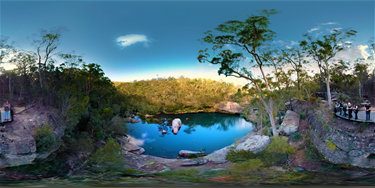 Sacred Minerva Pool in Dharawal National Park