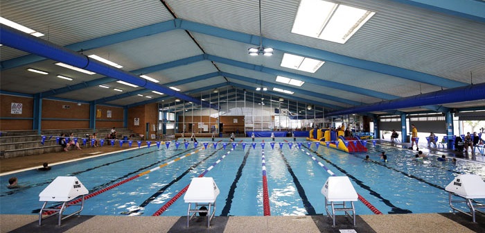 Indoor pool at the Gordon Fetterplace Aquatic Centre
