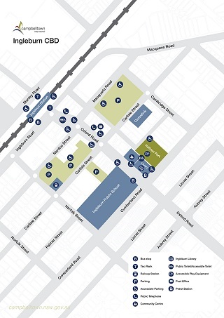Ingleburn CBD map - preview
